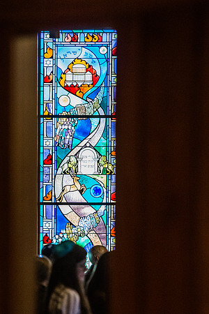 Stained Glass at Beth El Temple Bar Mitzvah