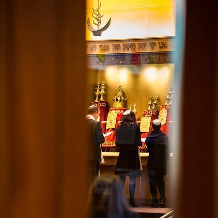 Bar Mitzvah through the window